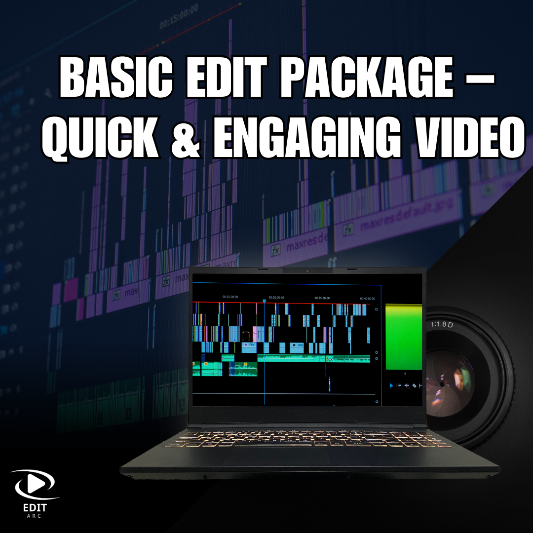 BASIC EDIT PACKAGE – Quick & Engaging Video